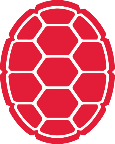 red Testudo shell